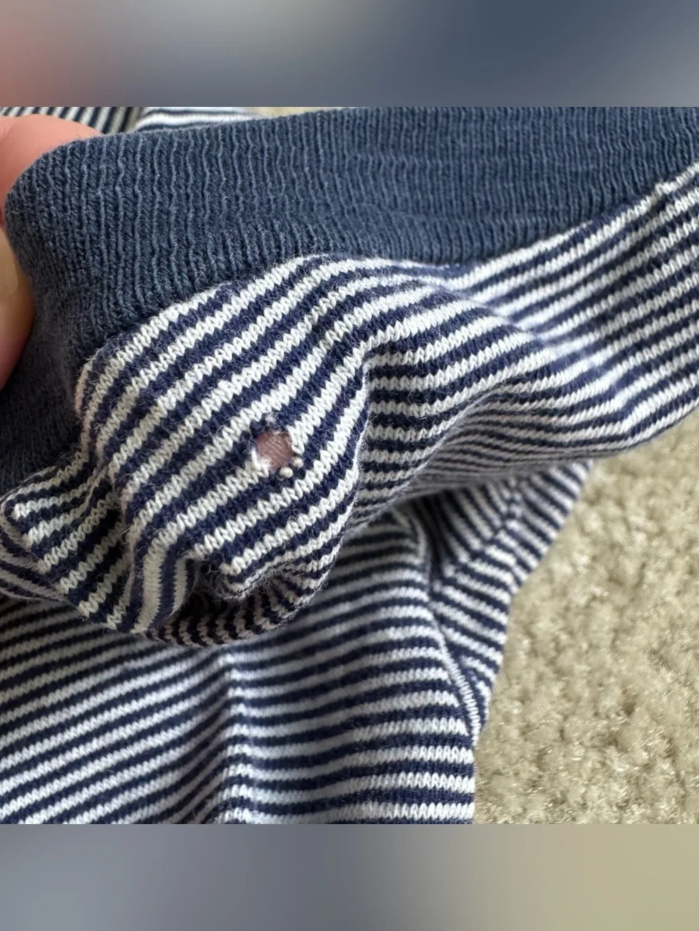 Vintage Champion Striped Harvard Ringer Tee 1970s Made in the USA Cotton - Picture 9 of 12